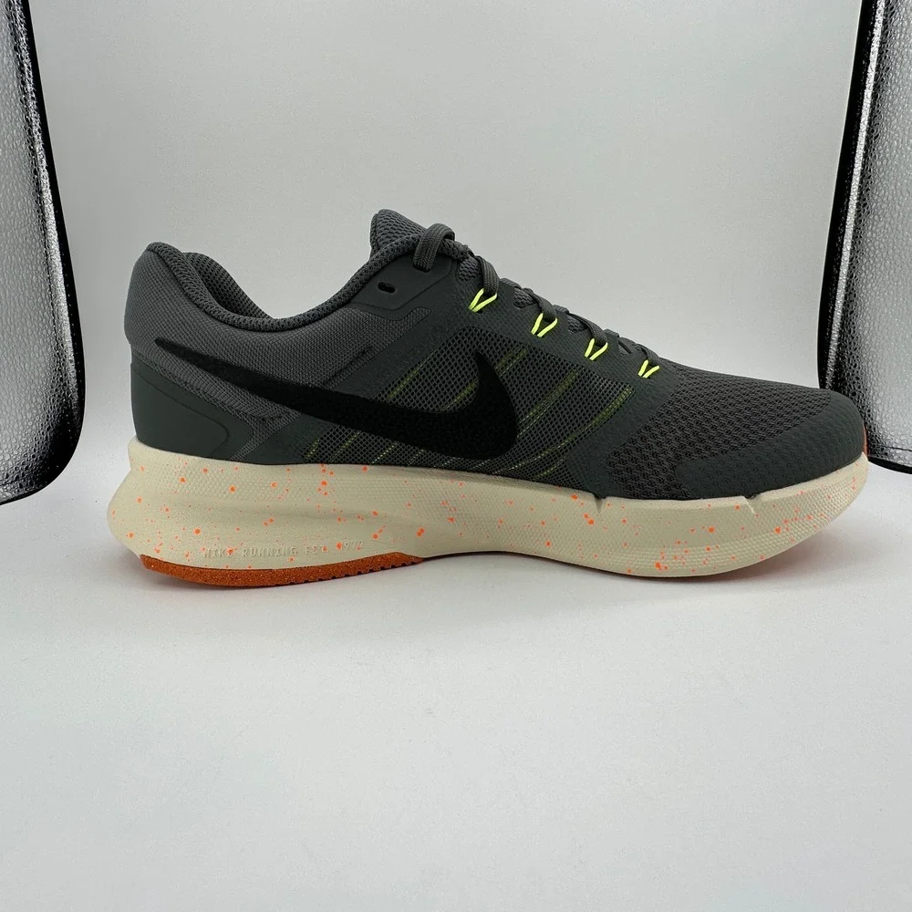 Nike Run Swift 3 Mens Running Shoes Mens 13 Iron‎ Grey-Orange HV5226-068 NEW - Picture 2 of 13